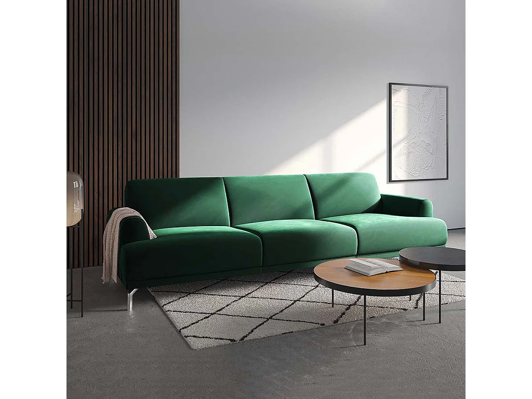 Canapé Puzo vert profond