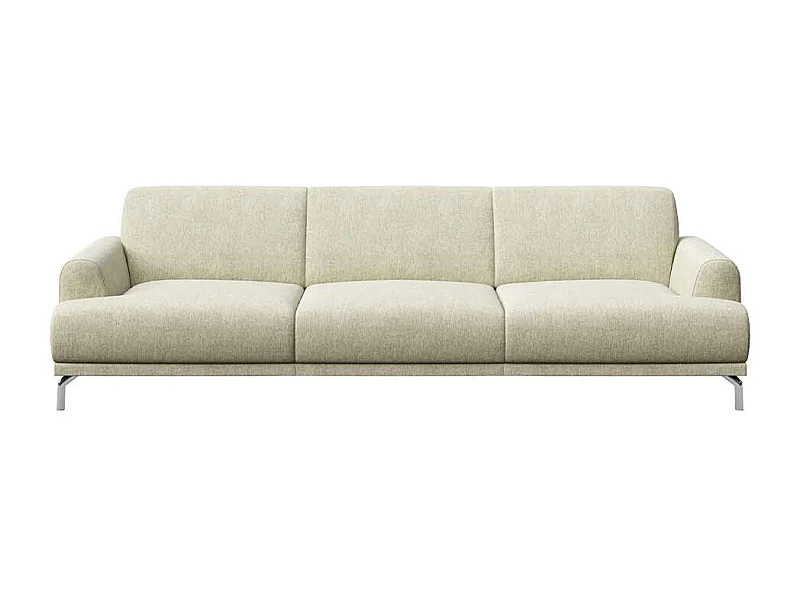 Mesonica Canapé 3 places en polyester beige clair