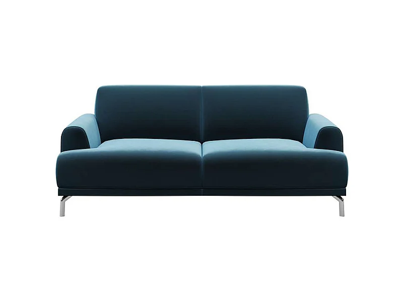 Canapé 2 places Puzo bleu marine foncé