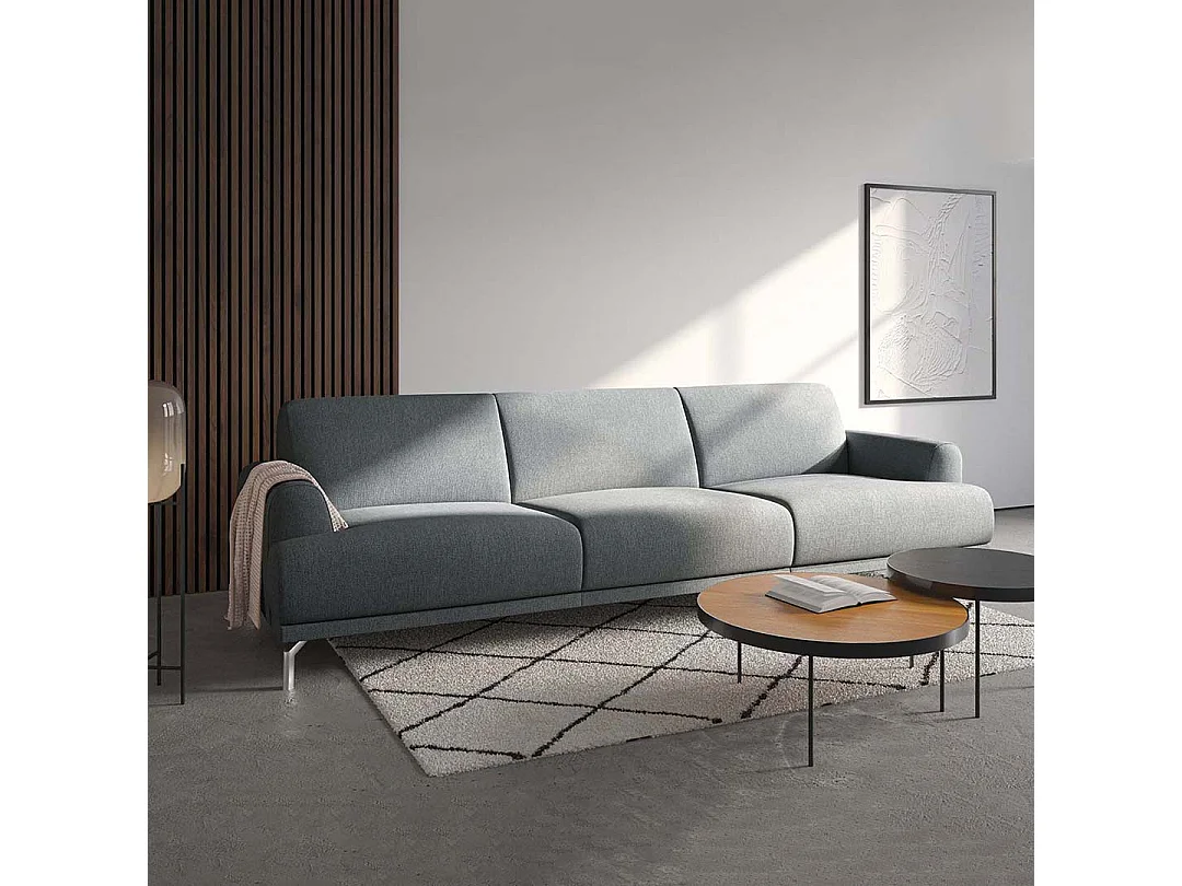 Canapé Puzo gris clair