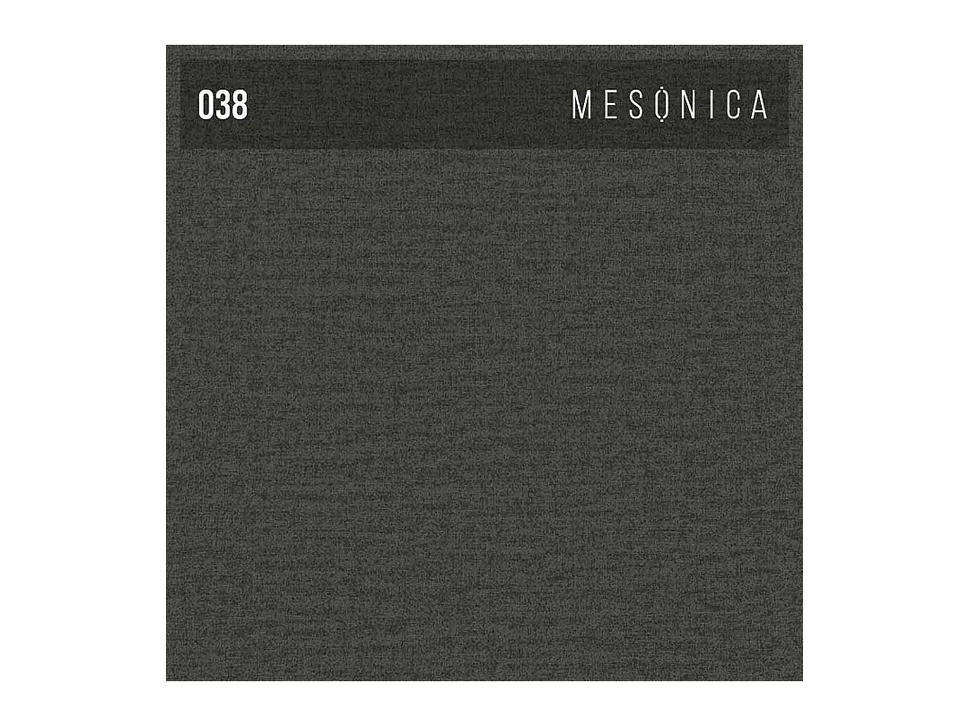 Canapé 2 places Puzo gris très foncé