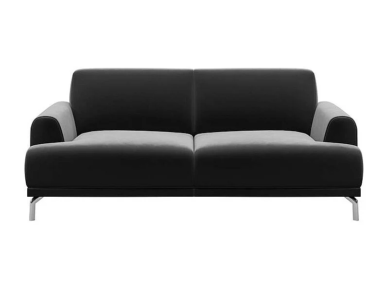 Canapé 2 places Puzo gris très foncé