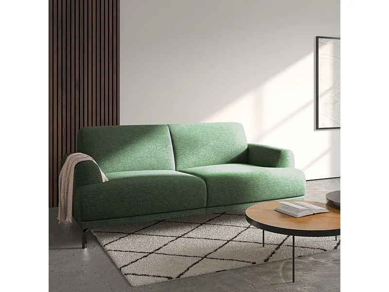 Canapé Puzo 2 places vert foncé