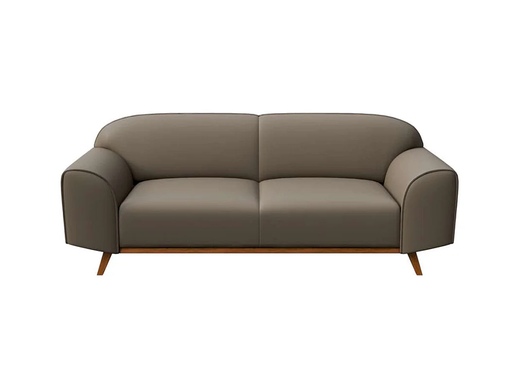 Canapé 2 places Nesbo Cèdre brun