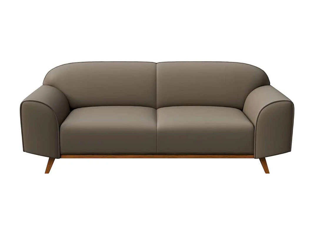 Canapé 2 places Nesbo Cèdre brun