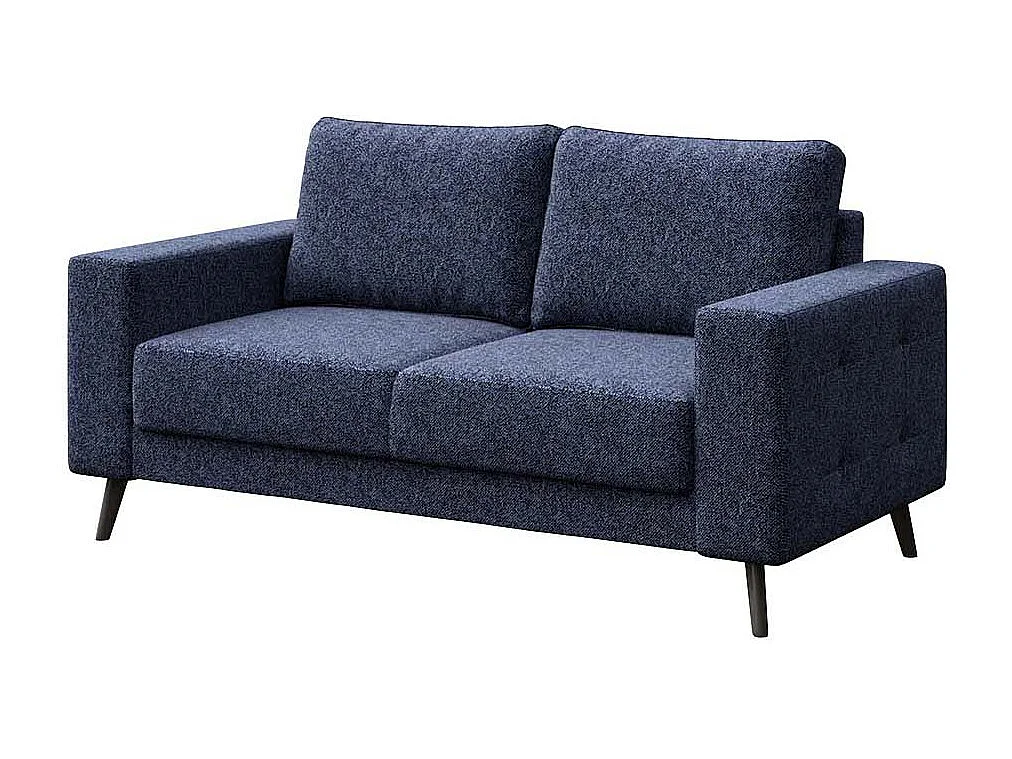Canapé 2 places Fynn - bleu marine