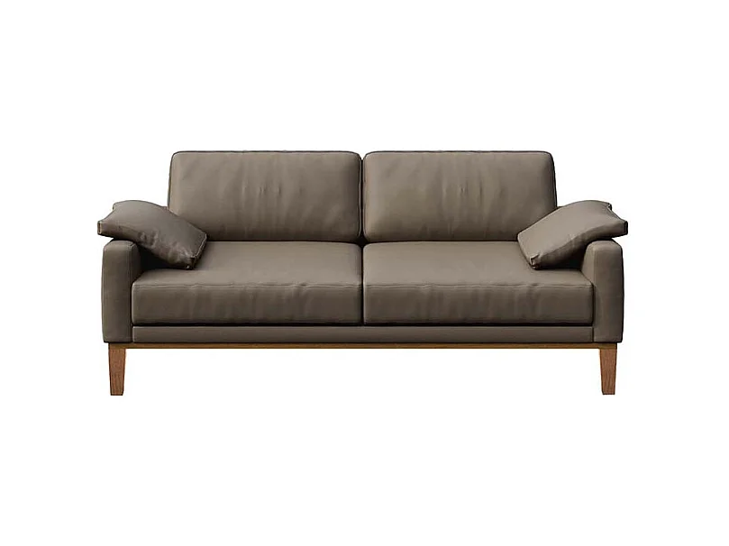 Canapé 2 places Musso cèdre brun