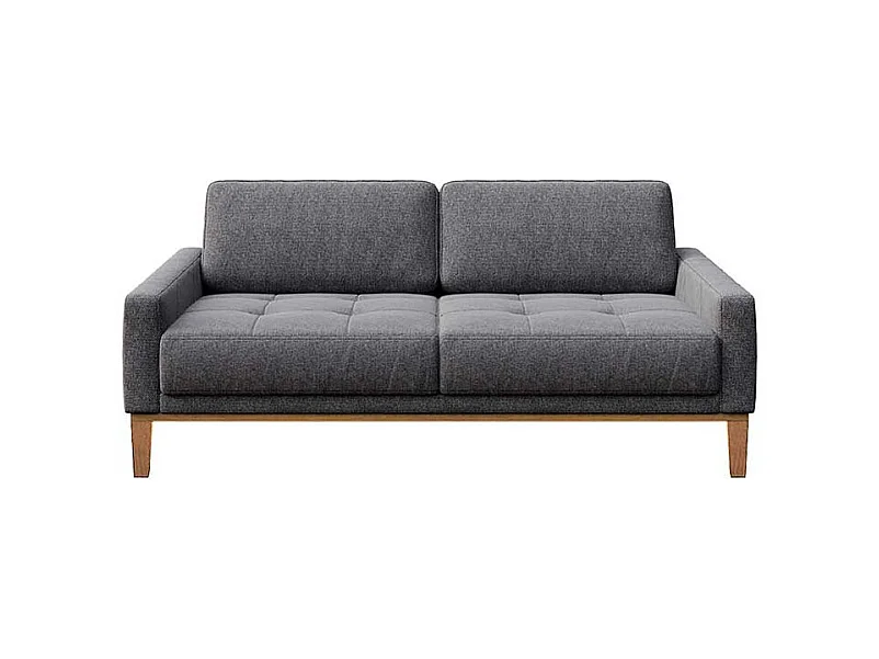 Canapé 3 places matelassé Musso gris blue