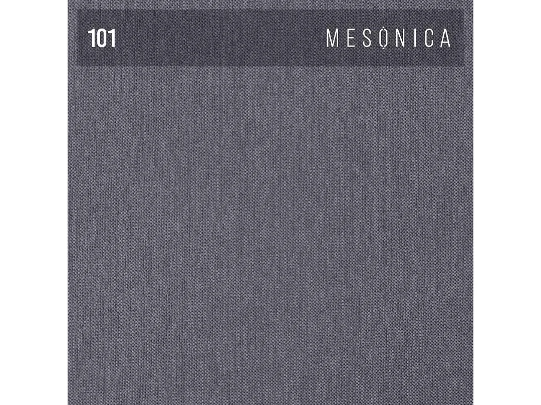 Canapé 3 places Musso gris avec assise capitonnée