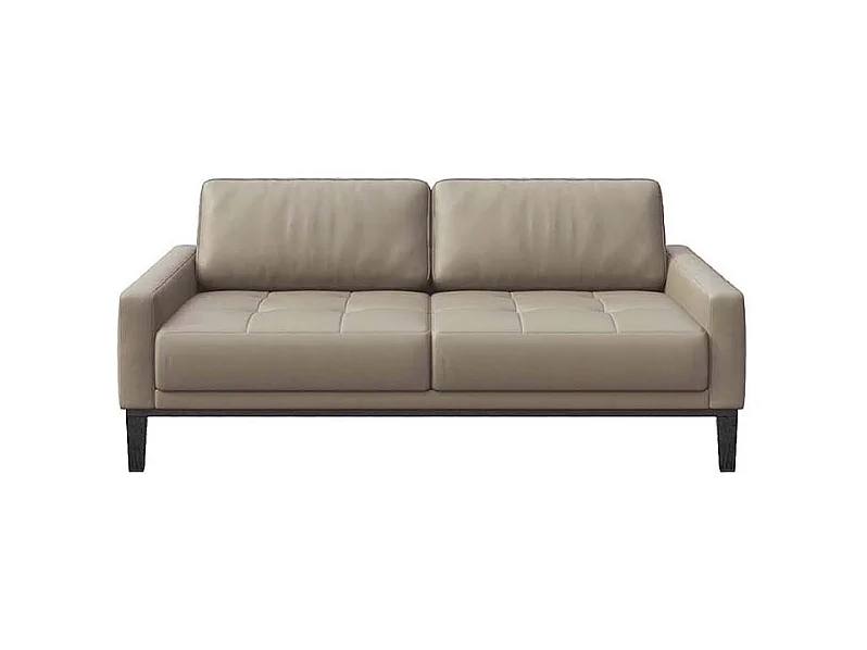 Canapé 3 places matelassé Musso gris fossile