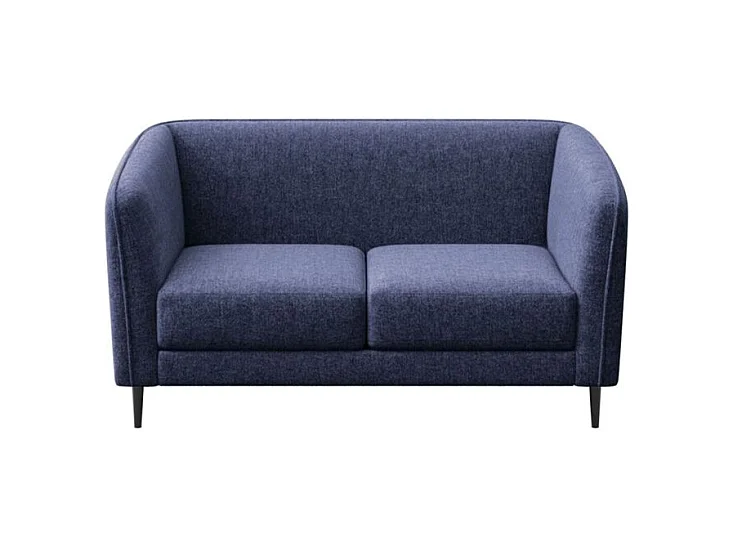 Canapé 2 places Galbe Bleu Marine