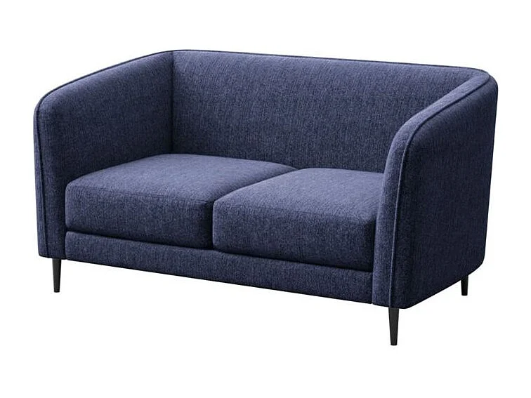 Canapé 2 places Galbe Bleu Marine