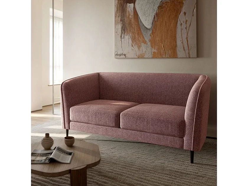 Canapé 2 places Galbe Rose