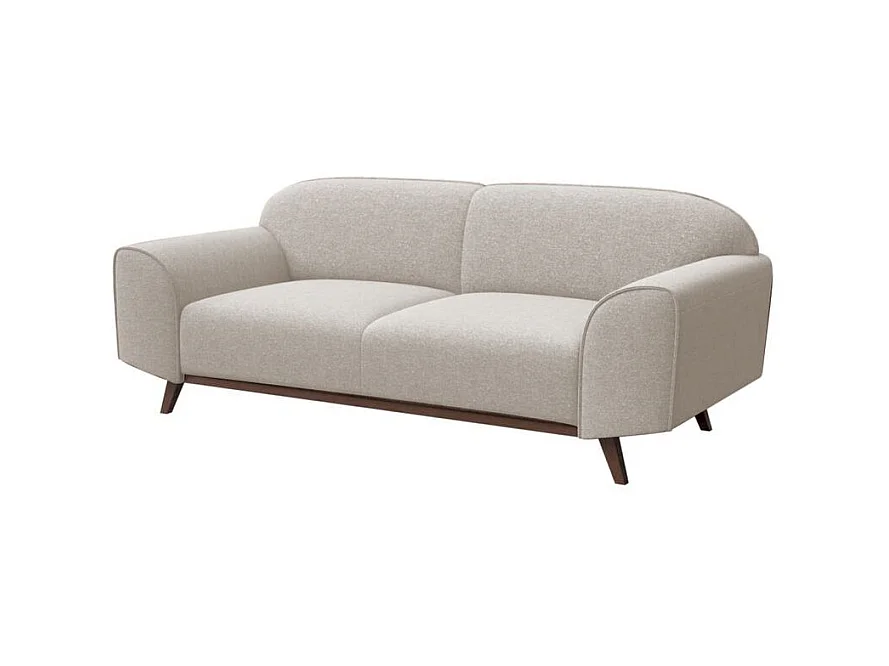 Canapé 2 places vintage beige Nesbo