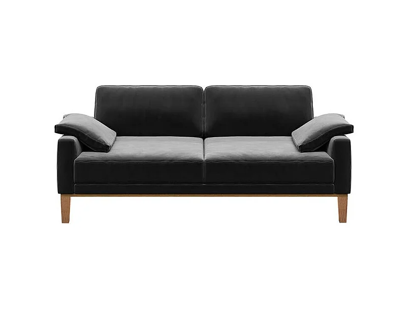 Canapé 2 places Musso gris très foncé