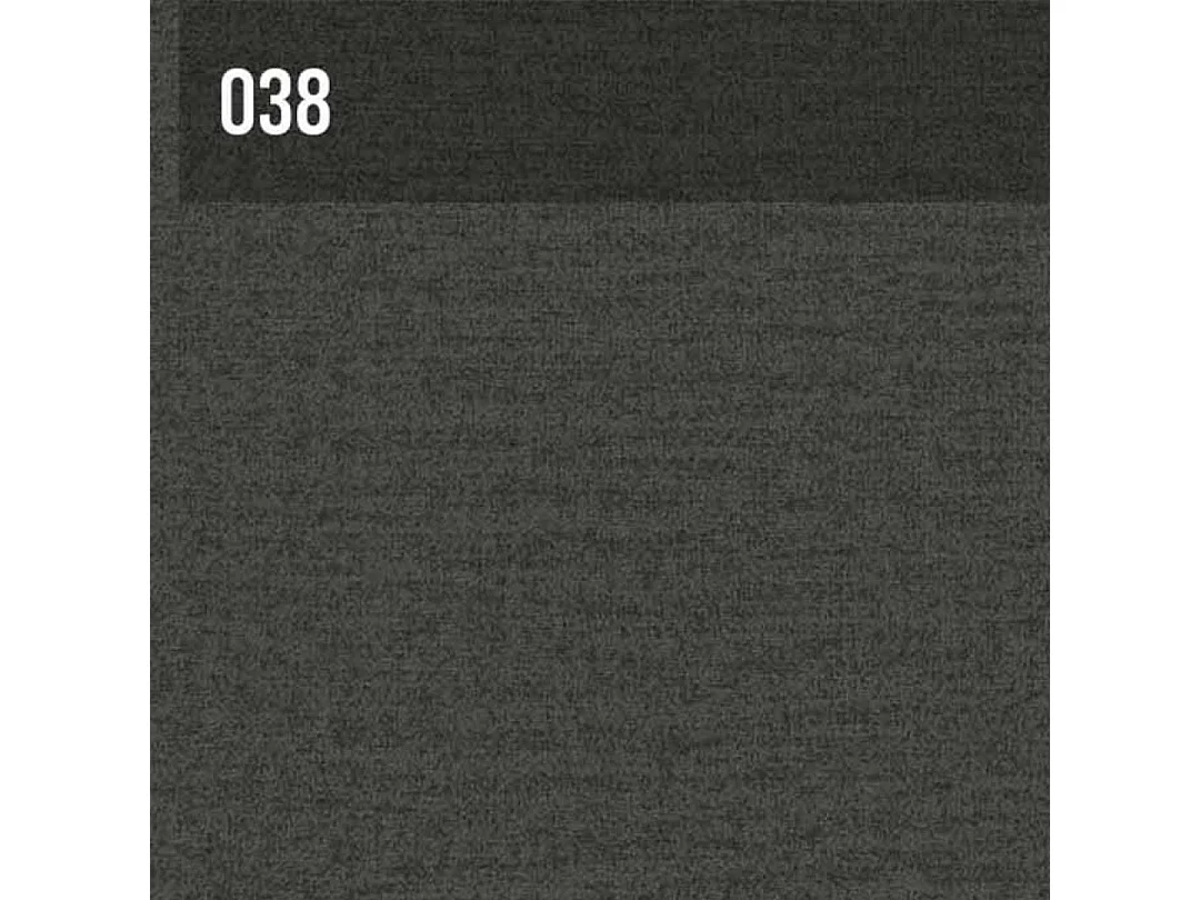 Mesonica Canapé 2 places en polyester gris foncé