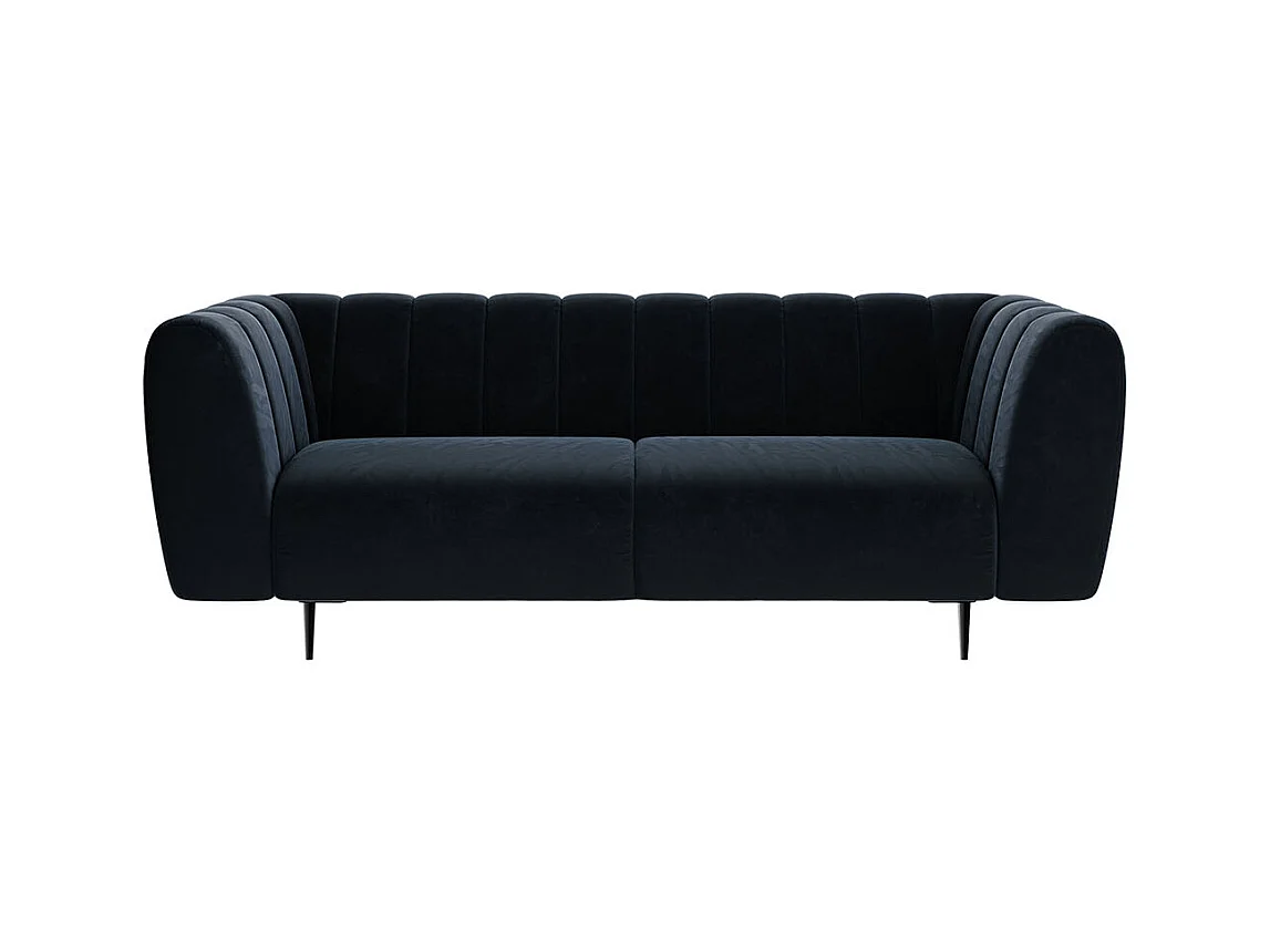 Canapé 3 places Shel bleu marine