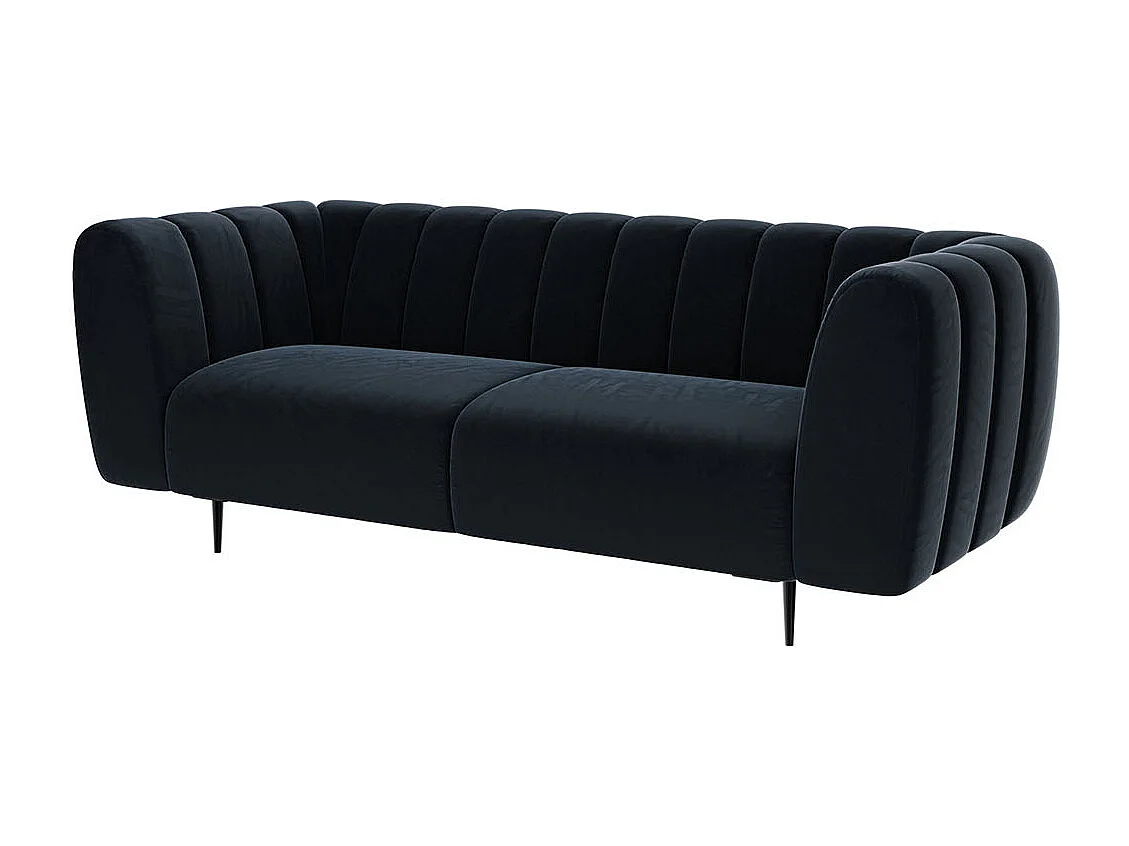 Canapé 3 places Shel bleu marine