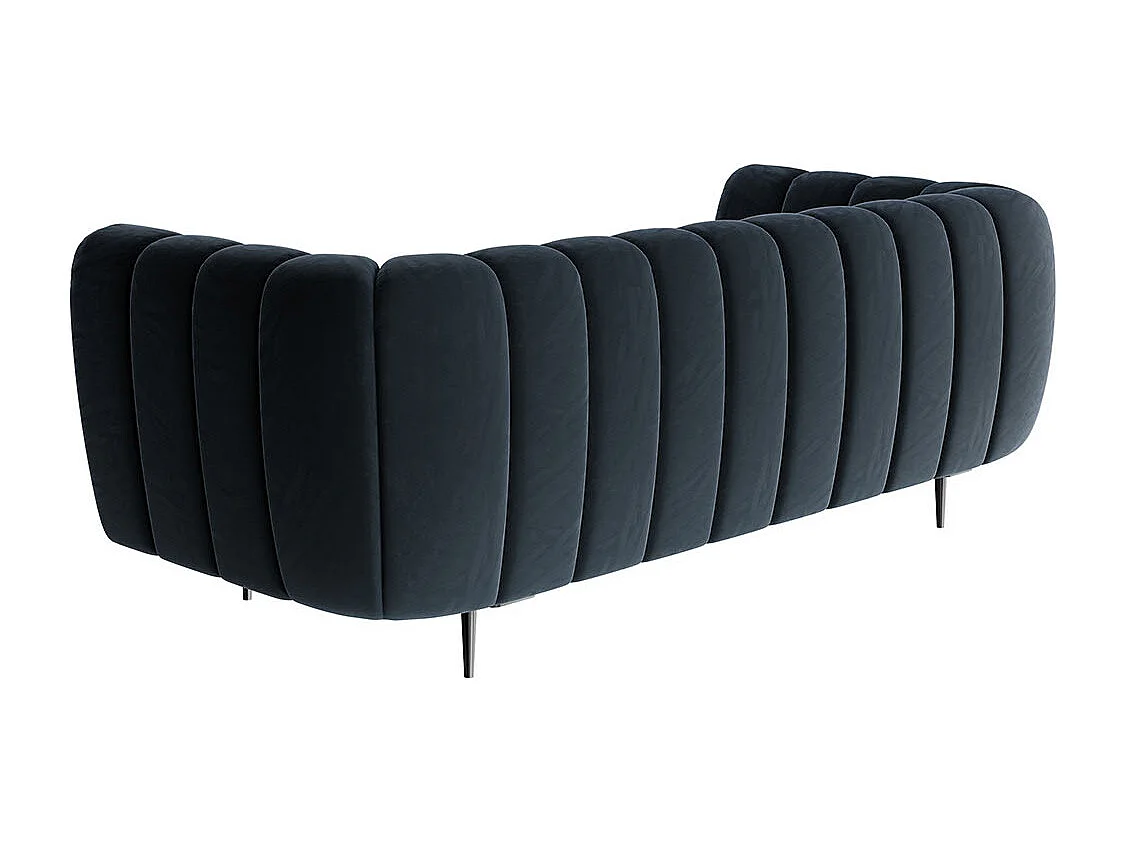 Canapé 3 places Shel bleu marine