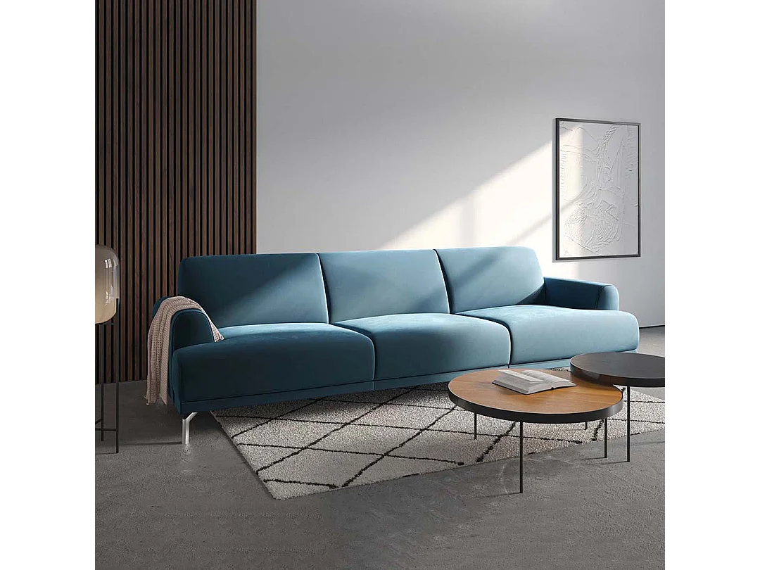 Canapé Puzo bleu marine foncé