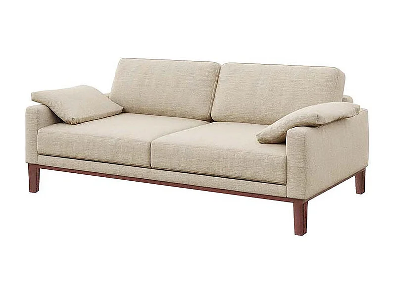 Canapé 2 places Musso beige clair