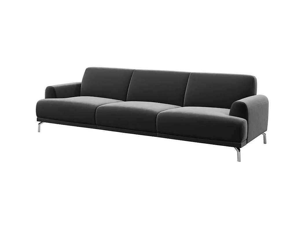 Canapé Puzo gris très foncé