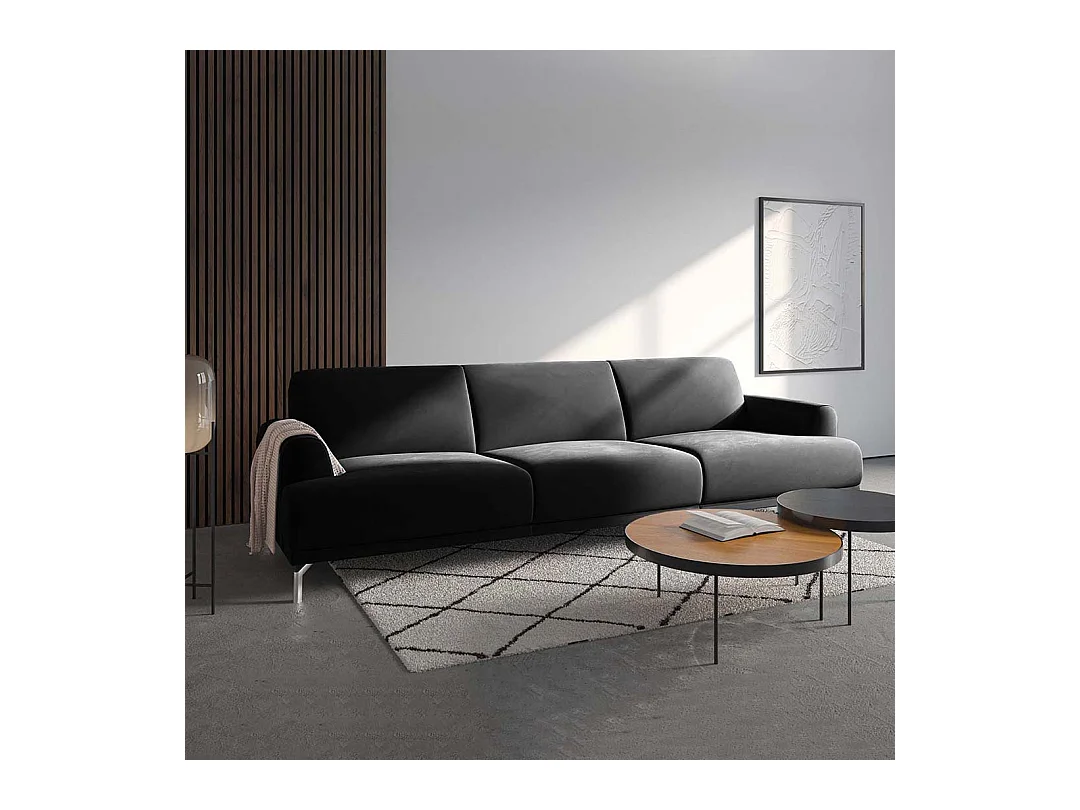 Canapé Puzo gris très foncé