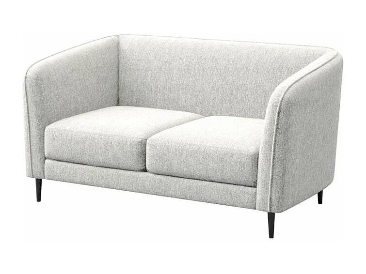 Canapé 2 places Galbe beige clair