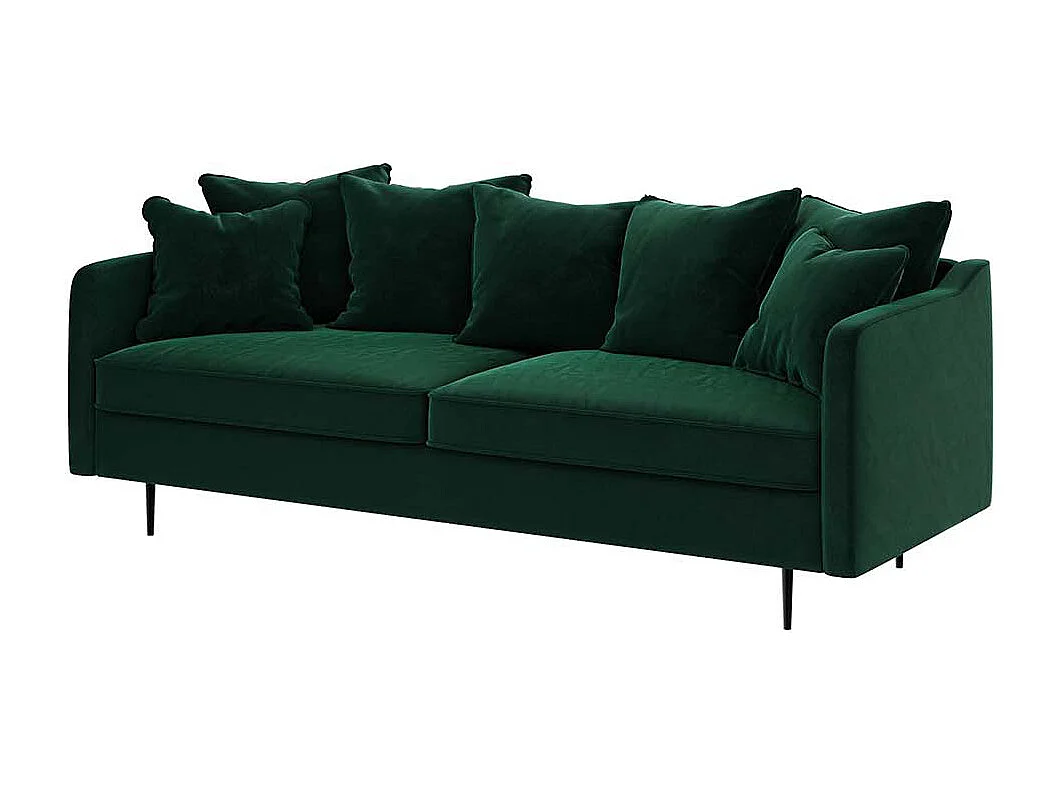 Canapé 3 places Esme vert profond