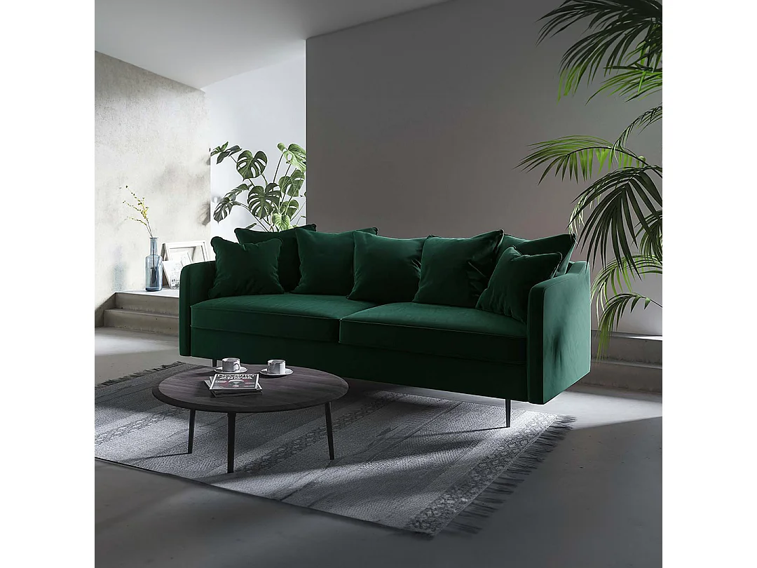 Canapé 3 places Esme vert profond