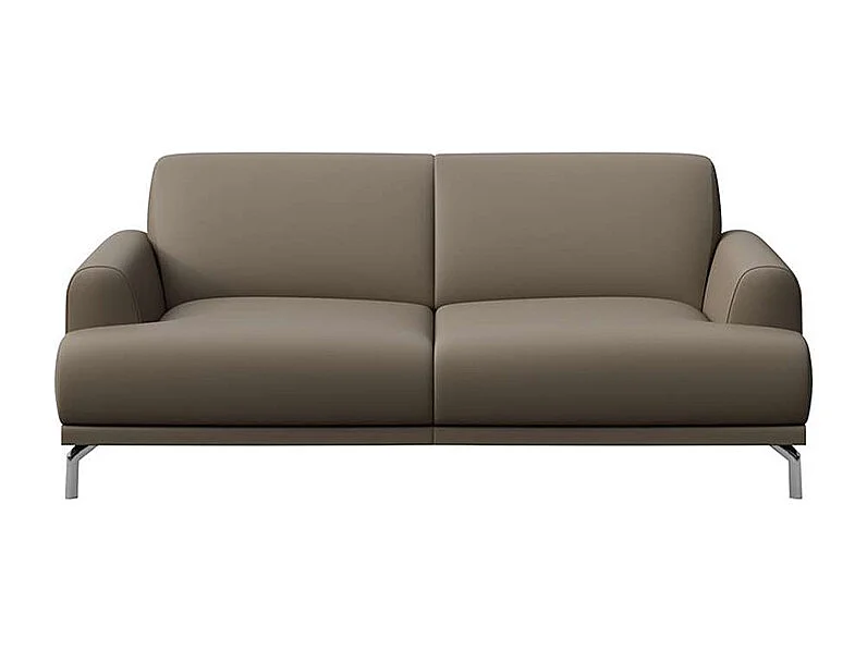 Canapé 2 places Puzo cèdre brun