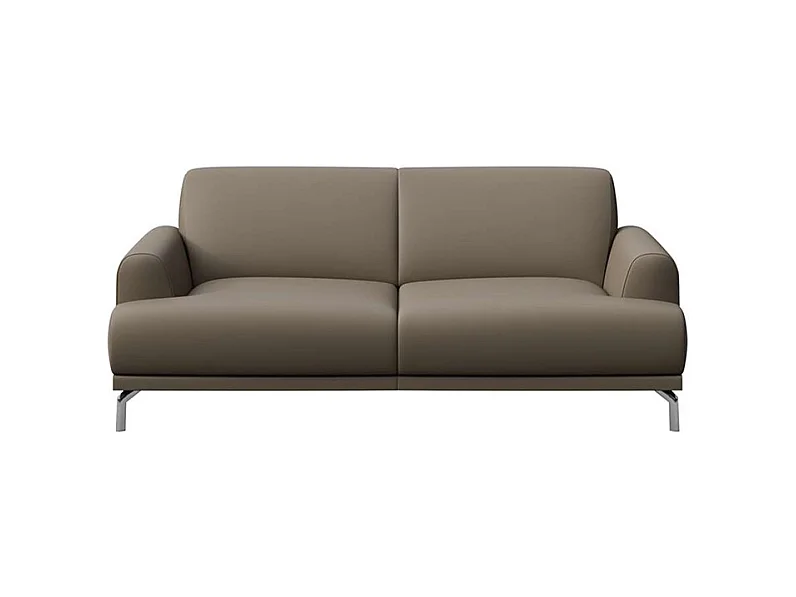 Canapé 2 places Puzo cèdre brun