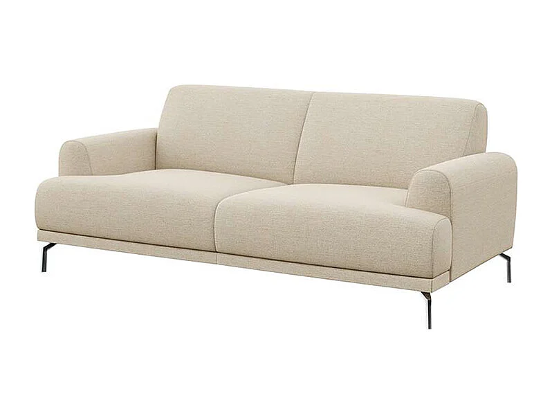 Canapé 2 places Puzo beige clair