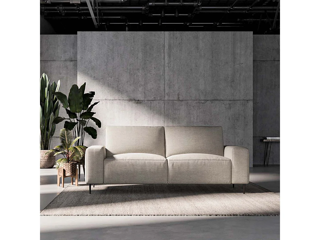 Canapé 2 places Tendo gris clair