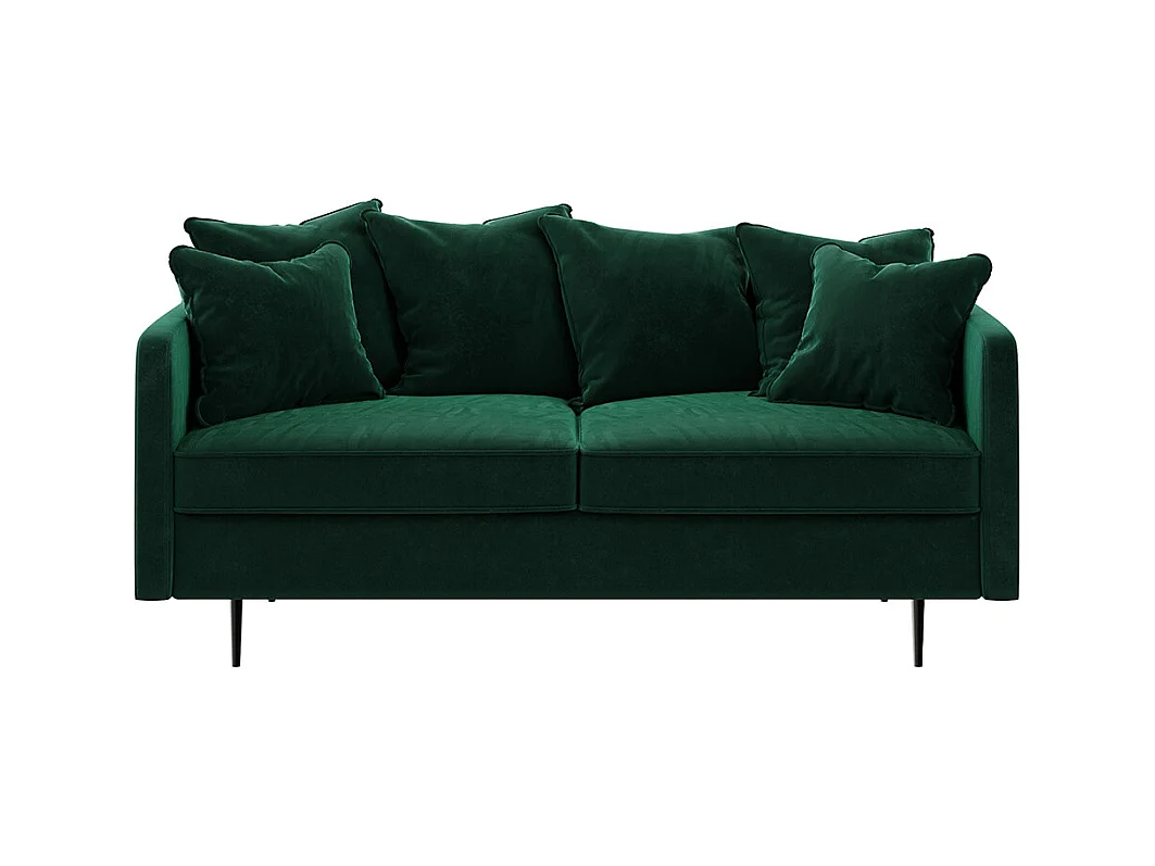 Canapé 2 places Esme vert profond