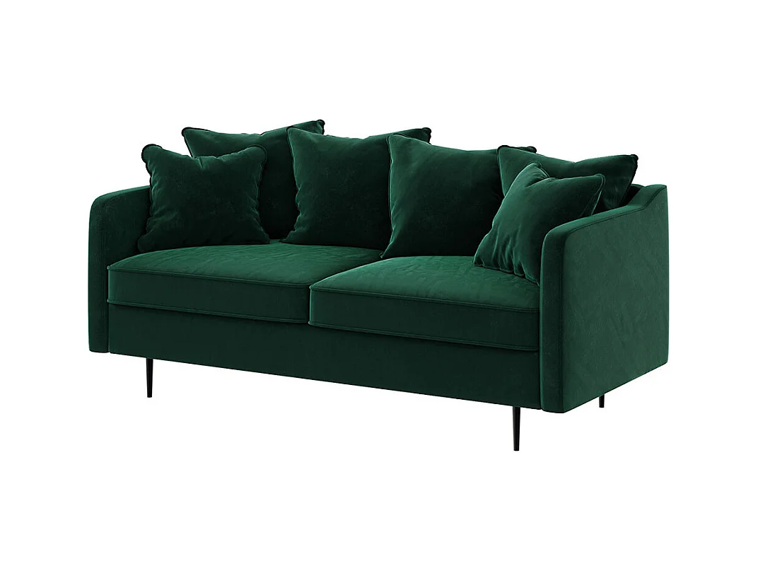 Canapé 2 places Esme vert profond