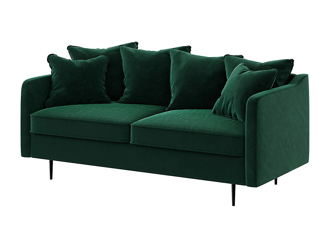 Canapé 2 places Esme vert profond