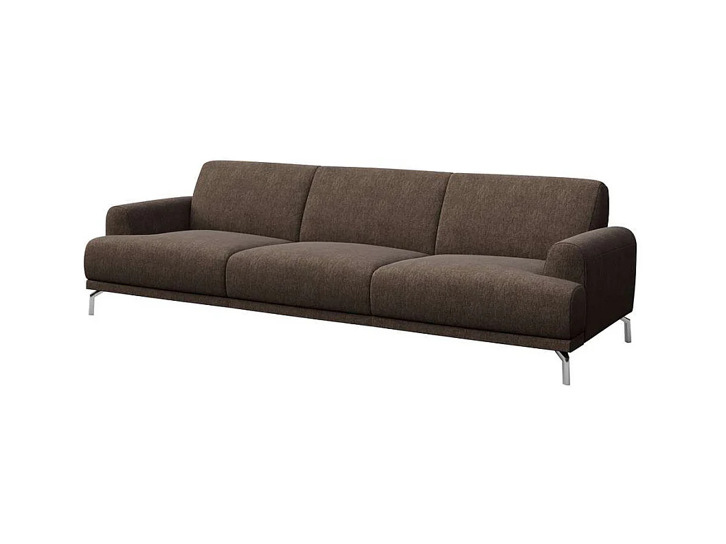 Canapé Puzo brun foncé