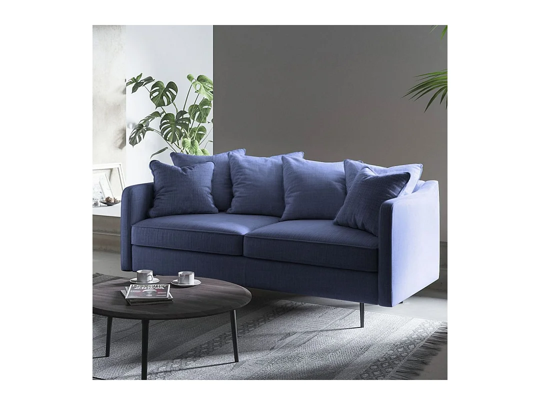 Canapé 3 places Esme - Bleu Marine