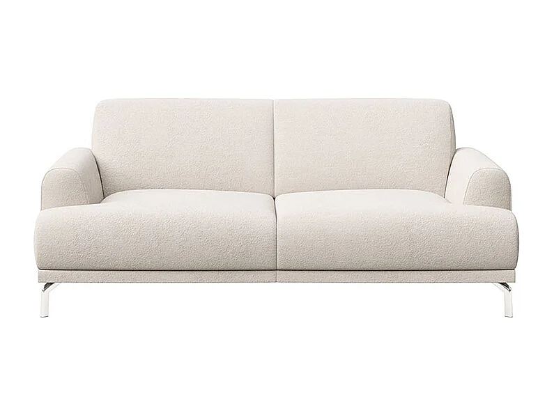 Canapé 2 places Puzo beige crème