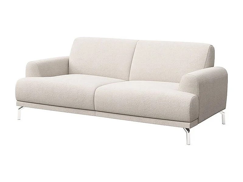 Canapé 2 places Puzo beige crème
