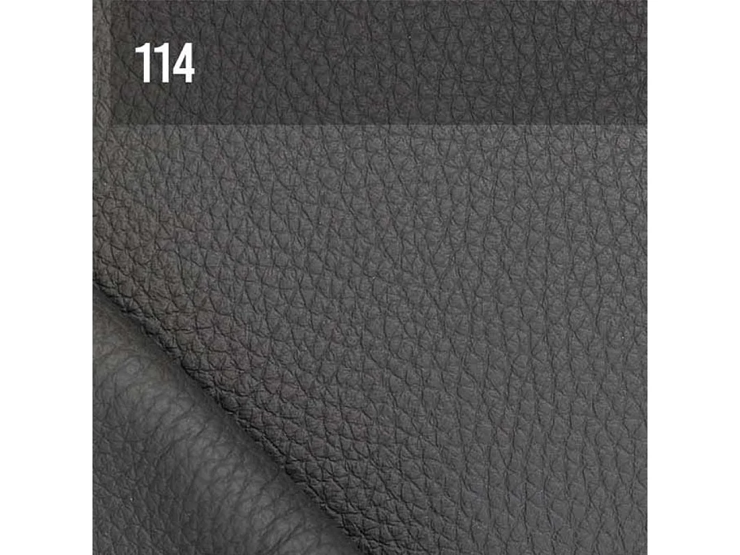 Mesonica Canapé 3 places en cuir naturel gris ombré