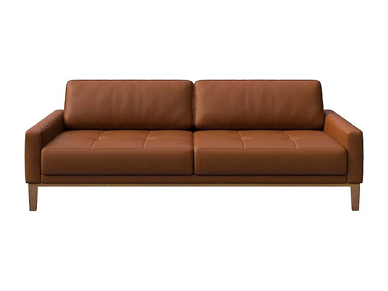 Musso 3-zitsbank kaneelbruin