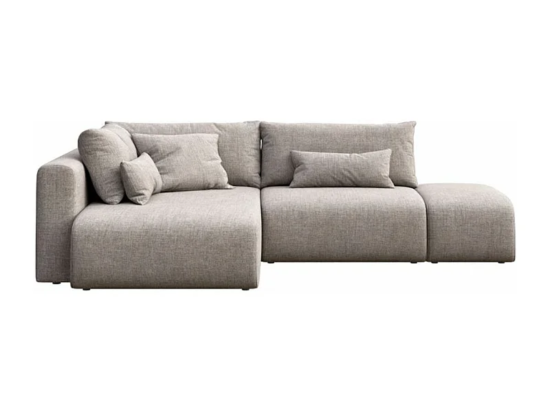 Lumine Lichtgrijze Chaise longue bank links