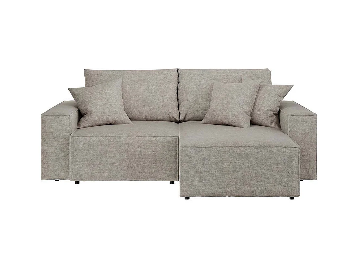 Canapé d'angle lit Melow gris clair