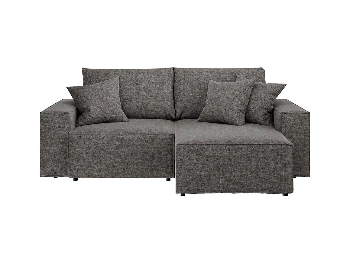 Canapé d'angle lit Melow gris