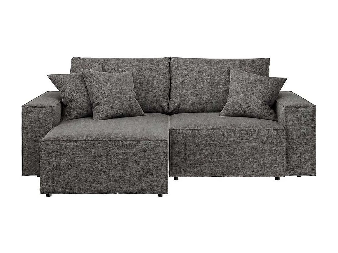 Canapé d'angle lit Melow gris