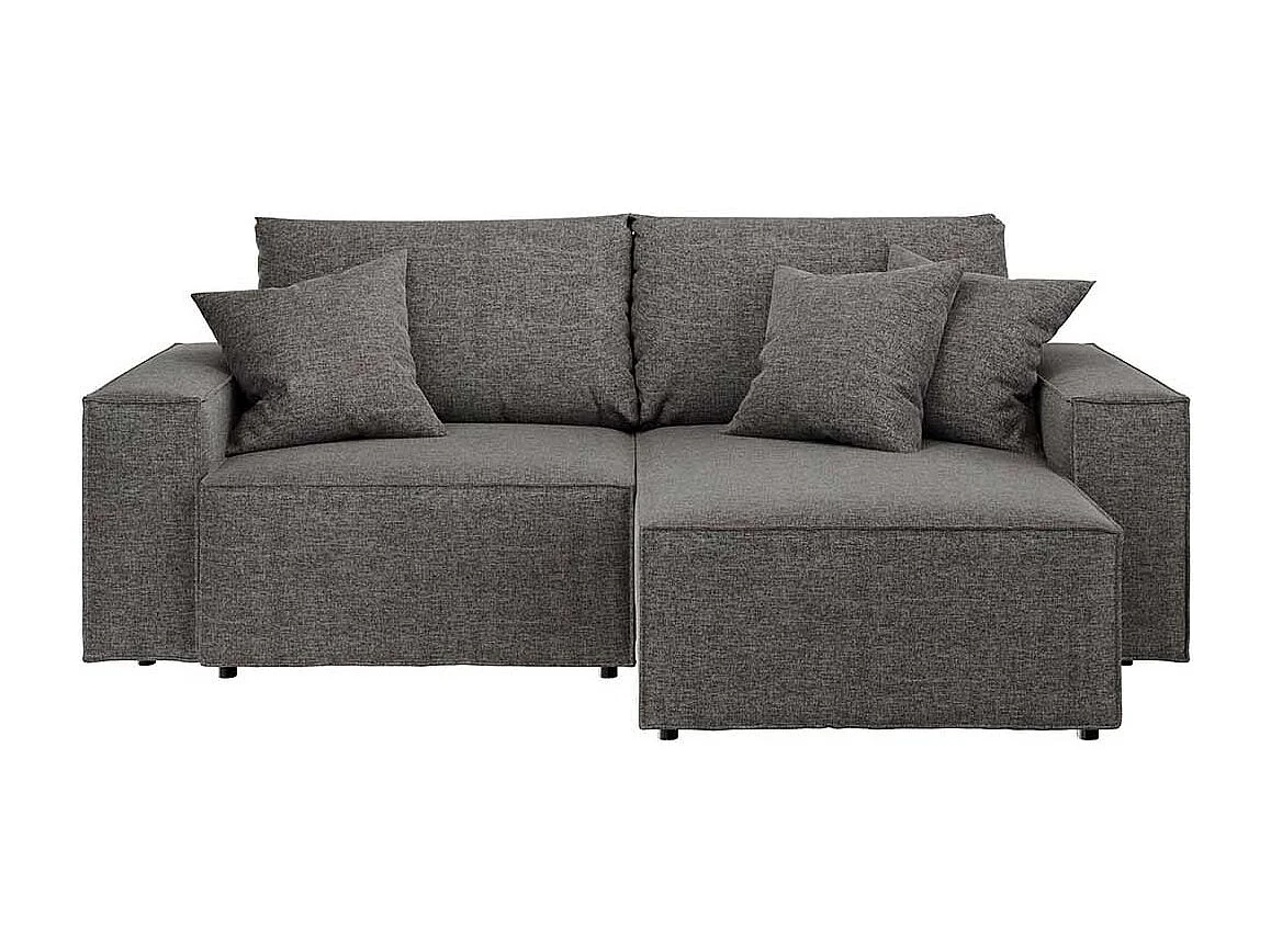 Canapé d'angle lit Melow gris