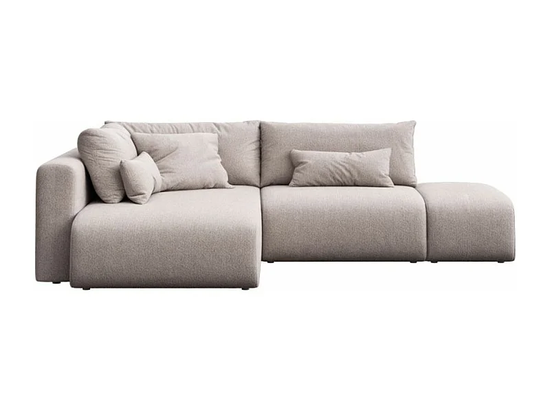 Lumine Lichtgrijze Chaise longue bank links