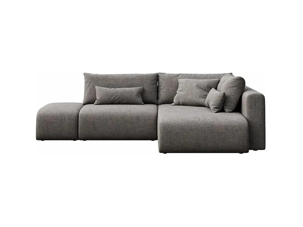 Canapé méridienne Lumine Gris à droite